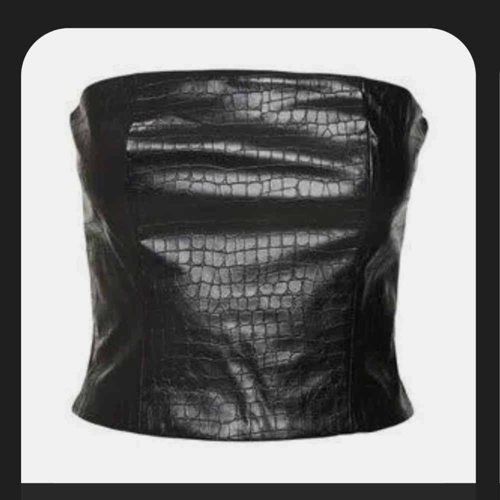 Vero moda Leather bandeau top